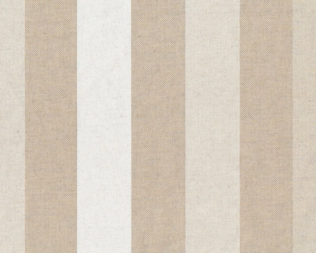 Dekostoff ARWED WIDE STRIPES, breite Streifen, 2,80 m extrabreit, natur-weiß