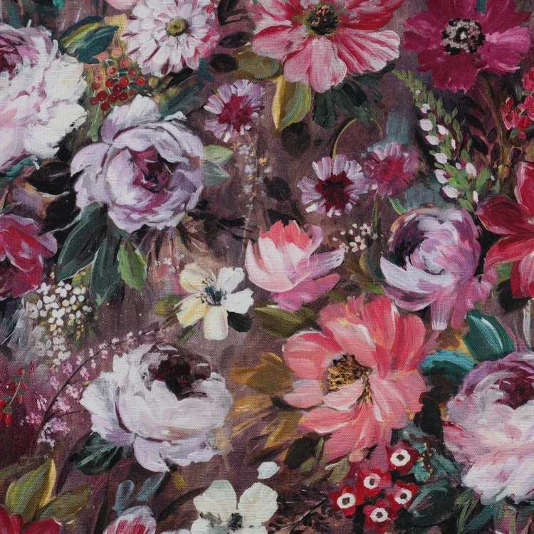 Dekostoff Canvas Peony, lila