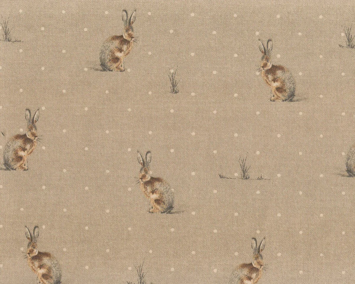 Dekostoff COUNTRY GARDEN, Hasen, Clarke & Clarke