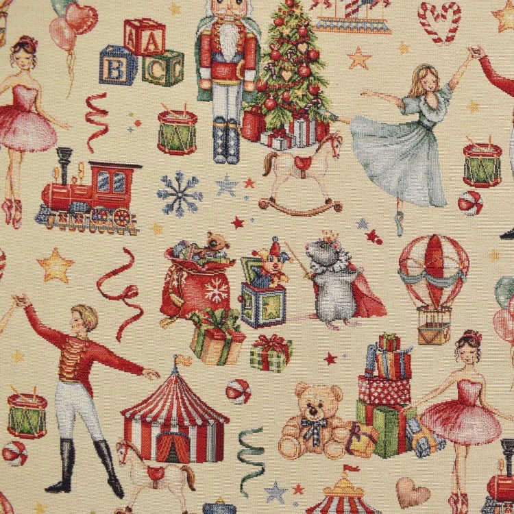 Dekostoff Gobelinstoff Christmas Fairytale