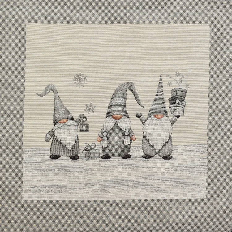 Dekostoff Gobelinstoff Panel Little Gnomes, 46 x 46 cm