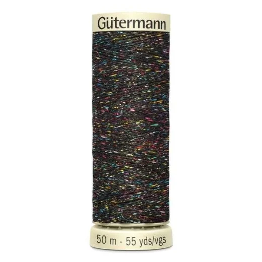 Gütermann Metalleffekt-Faden W 331 - 71 schwarz