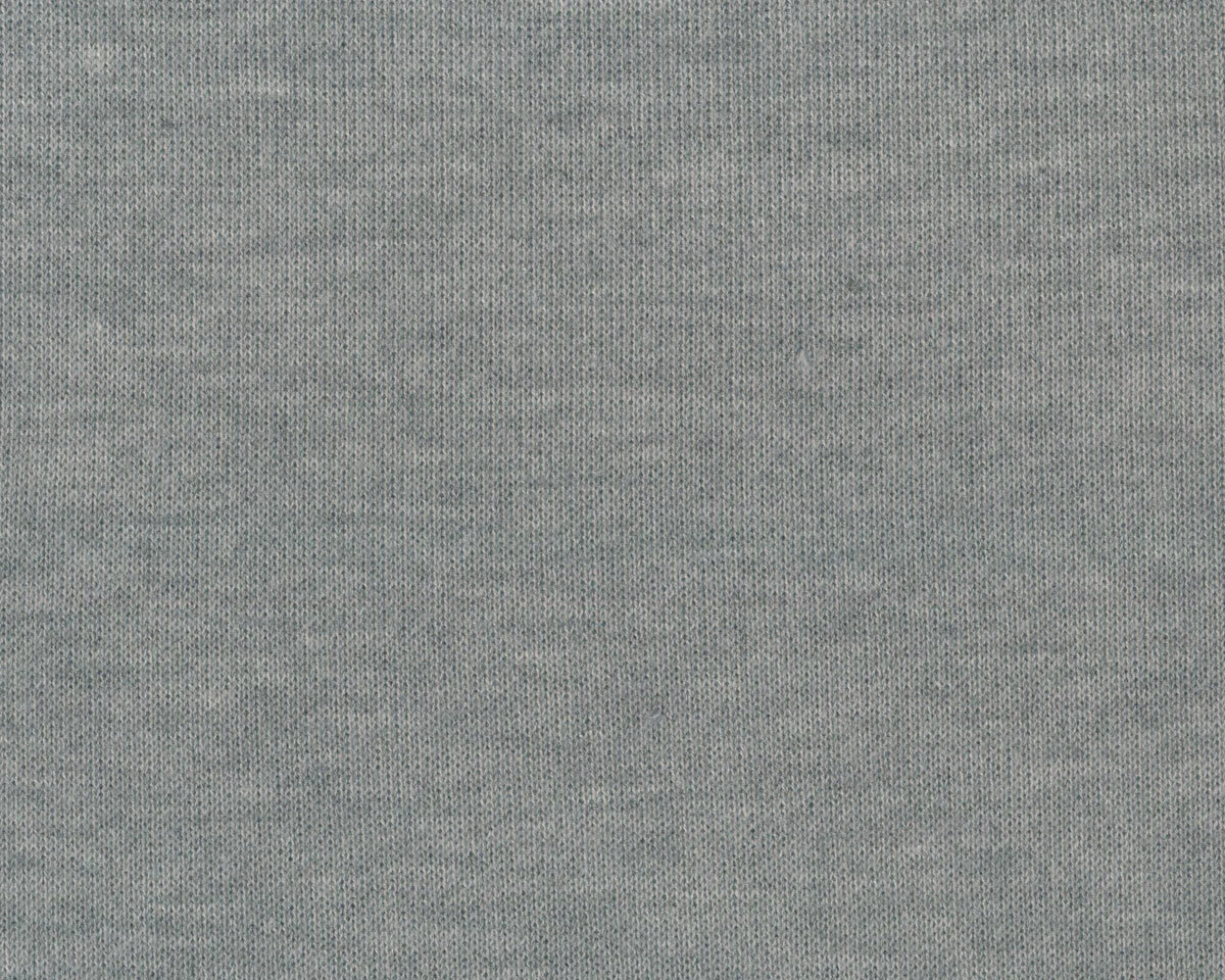 Doubleface Strickstoff GRIGIO, hellgrau meliert, Hilco