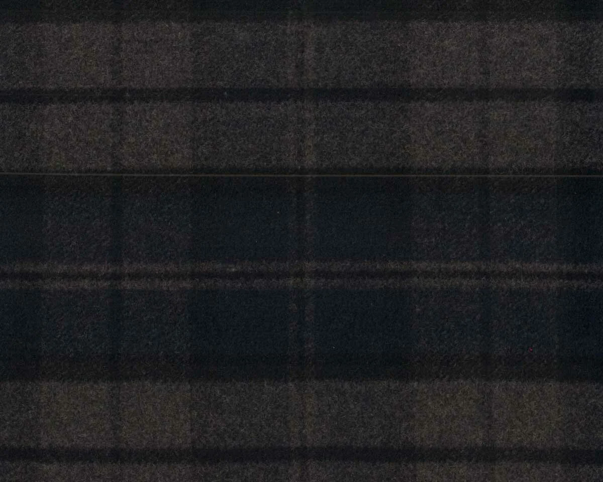 Doubleface-Wollstoff ELARA, Glencheck-Karo, anthrazit-marineblau, Toptex