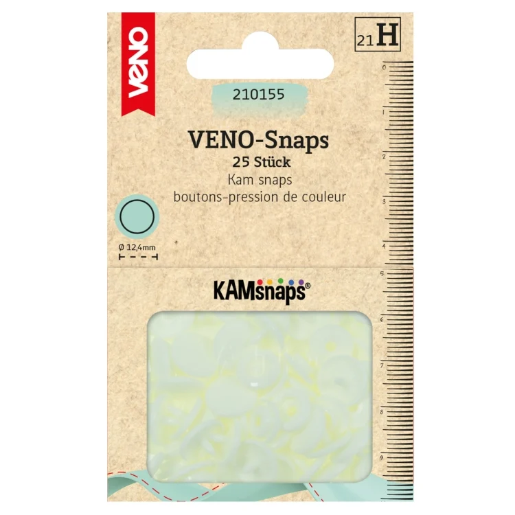 Druckknöpfe KAMsnaps Ø12,4 mm, creme