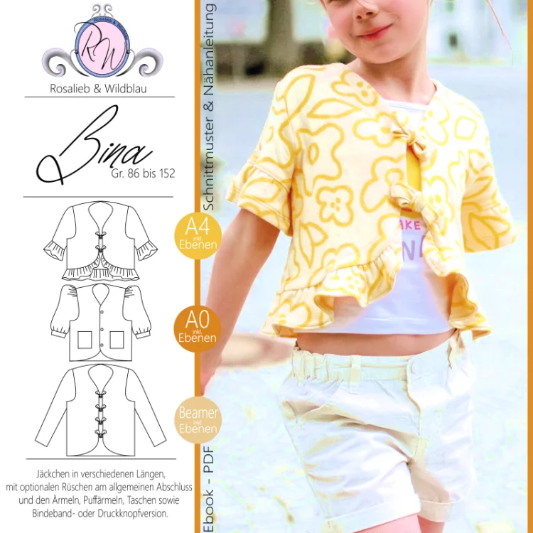 E-Book Rosalieb & Wildblau Bina Jäckchen/Weste Kids