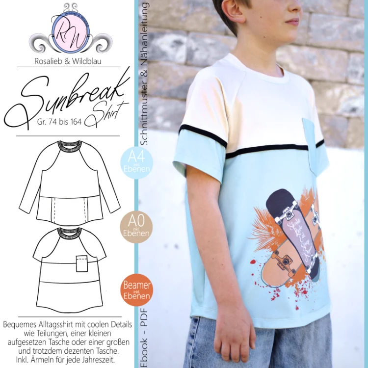 E-Book Rosalieb & Wildblau Sunbreak Shirt Kids
