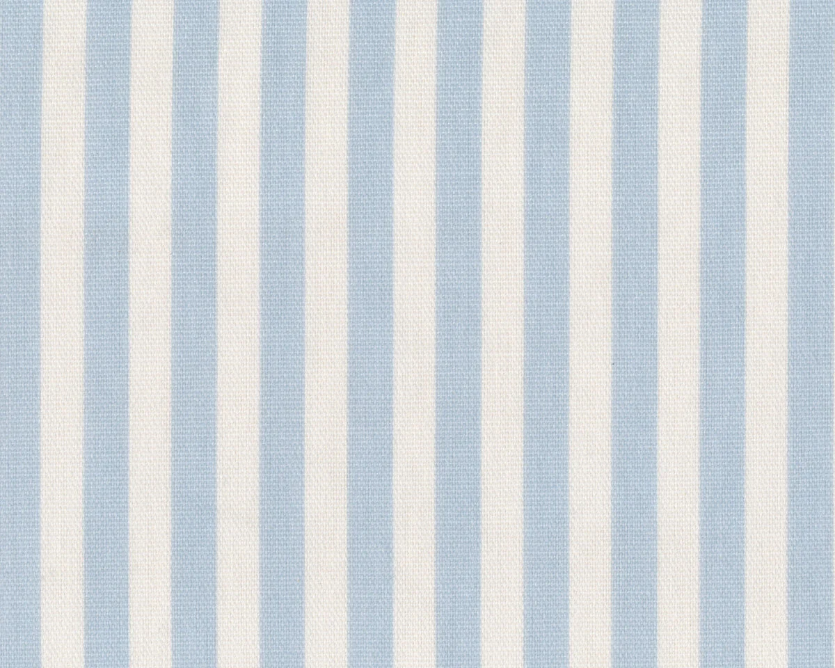 Englischer Dekostoff Clarke & Clarke PARTY STRIPE, Streifen, helles hellblau