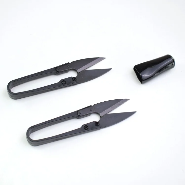 Fadenschere 2-er Set mit Schutzkappe