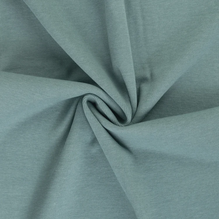 Feinrippbündchen 45 cm, blassmint meliert