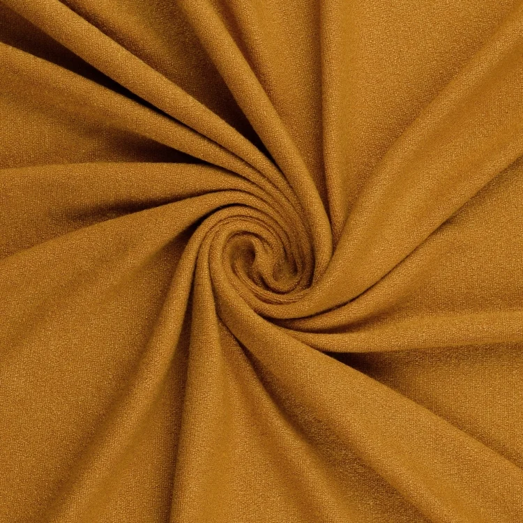 Feinstrickjersey Melange, senfgelb