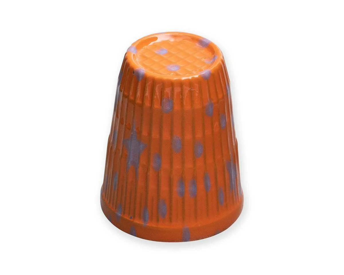 Fingerhut PRYM LOVE, Sterne, orange, Größe S