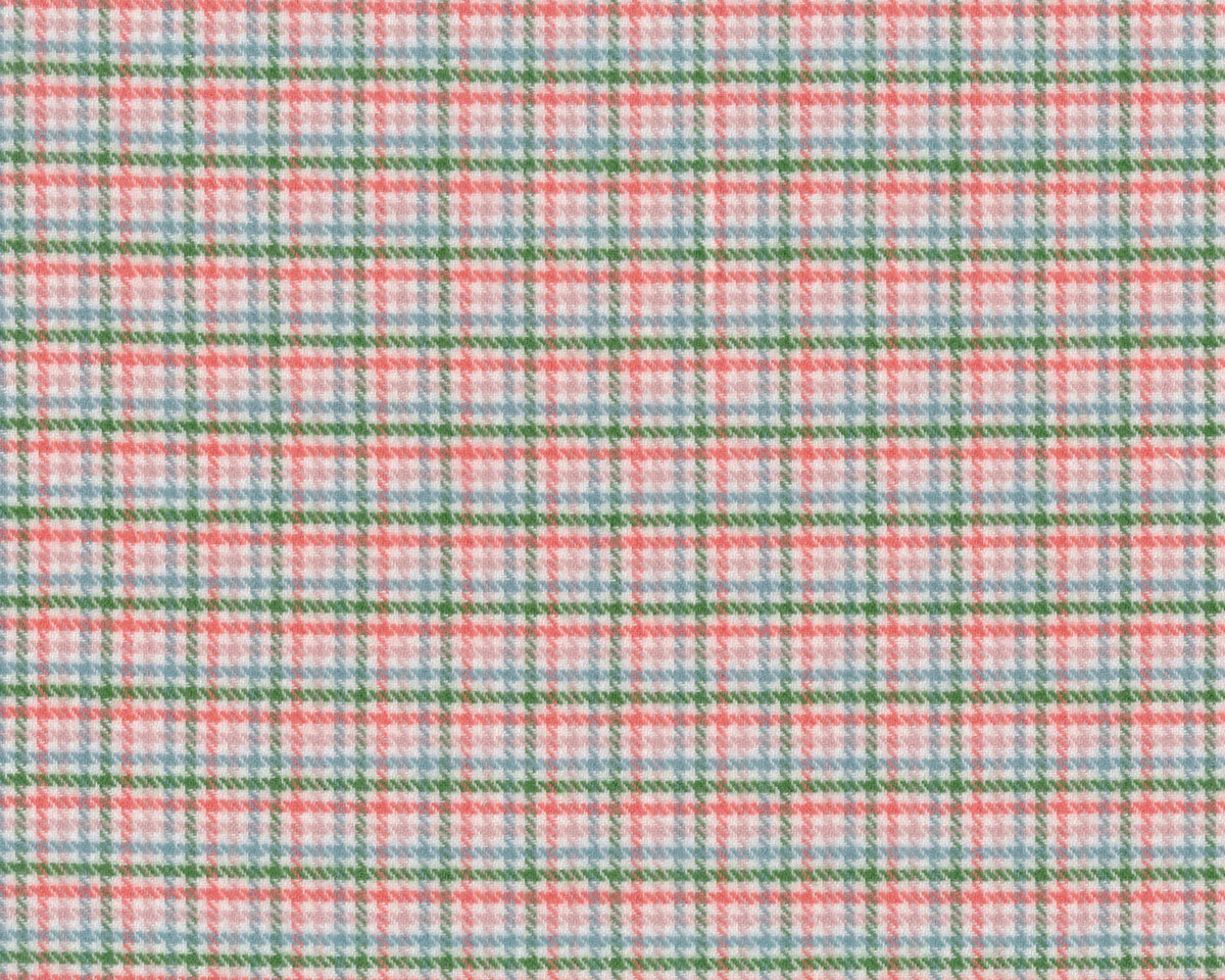 Flanellstoff von Westfalenstoff VICHY, Vichy-Karo, aprikot-grün