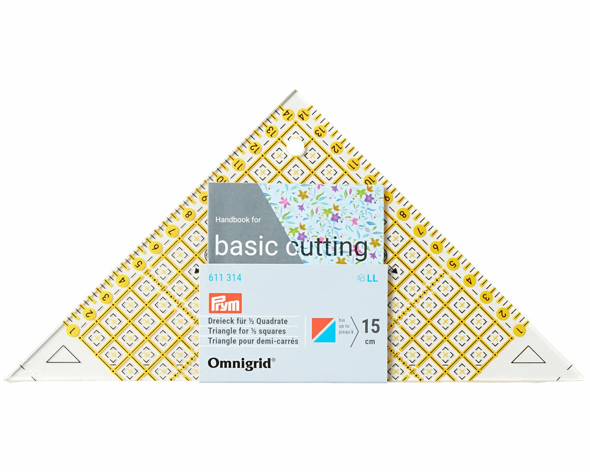 Flottes Dreieck OMNIGRID, 1/2 Quadrat in cm, Prym