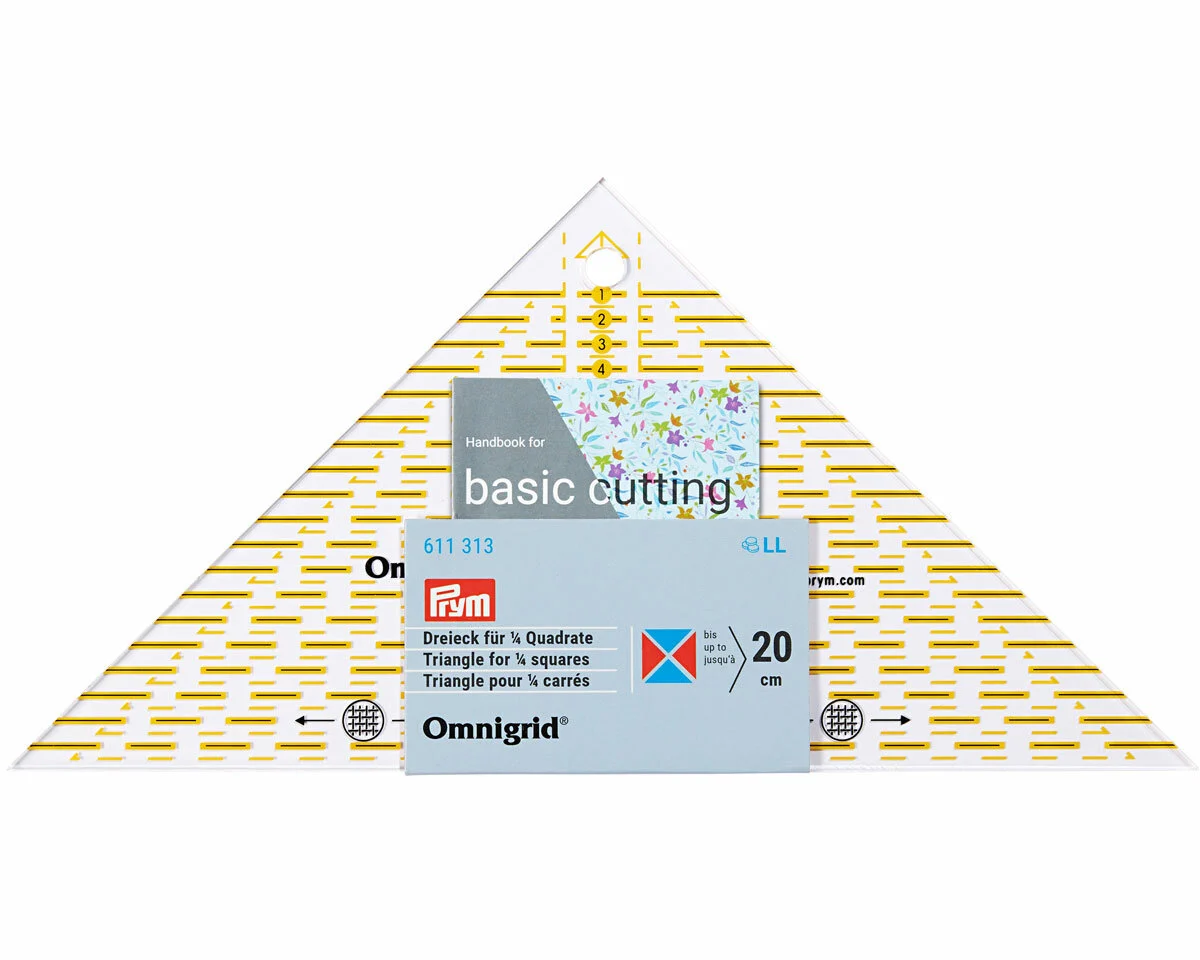 Flottes Dreieck OMNIGRID, 1/4 Quadrat in cm, Prym