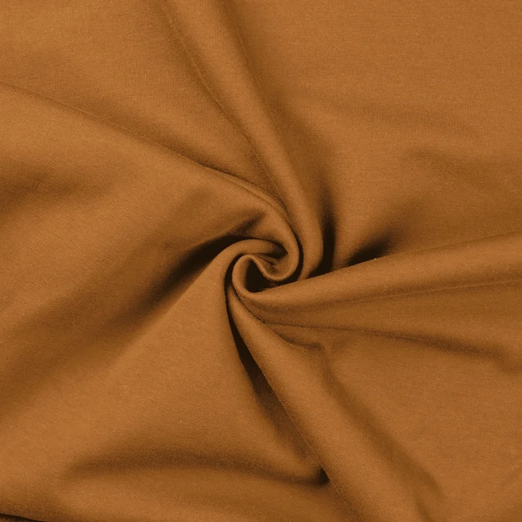 French Terry aufgeraut, caramel