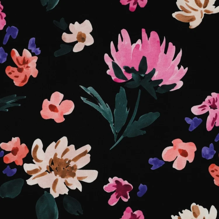 French Terry Nerida Hansen Colette, schwarz