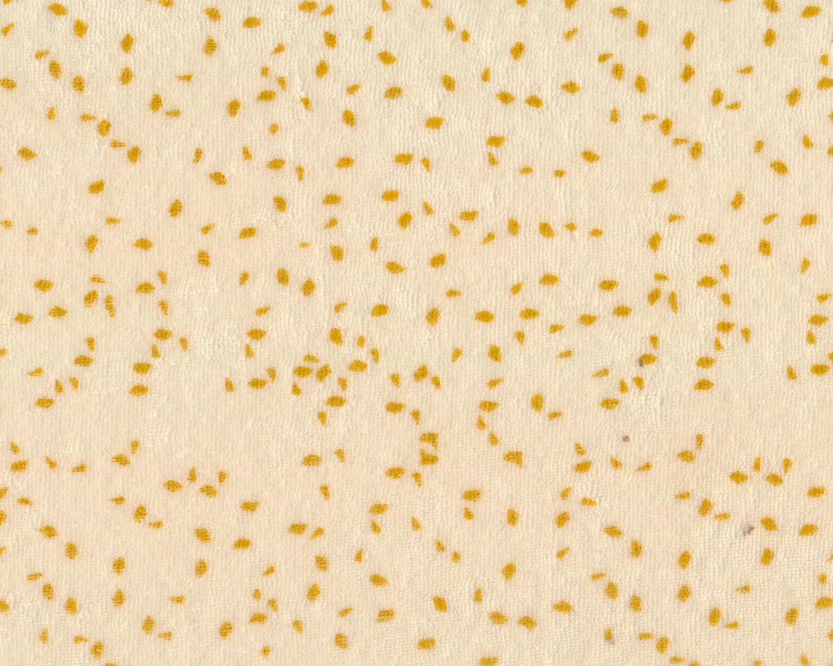 Frottee-Jerseystoff NICCO, Sprenkel, creme-senfgelb, Fibre Mood