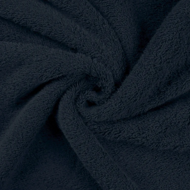 Frotteestoff uni, marineblau