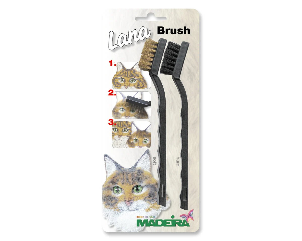 Garnbürsten für Wollstickgarne LANA BRUSH, Madeira