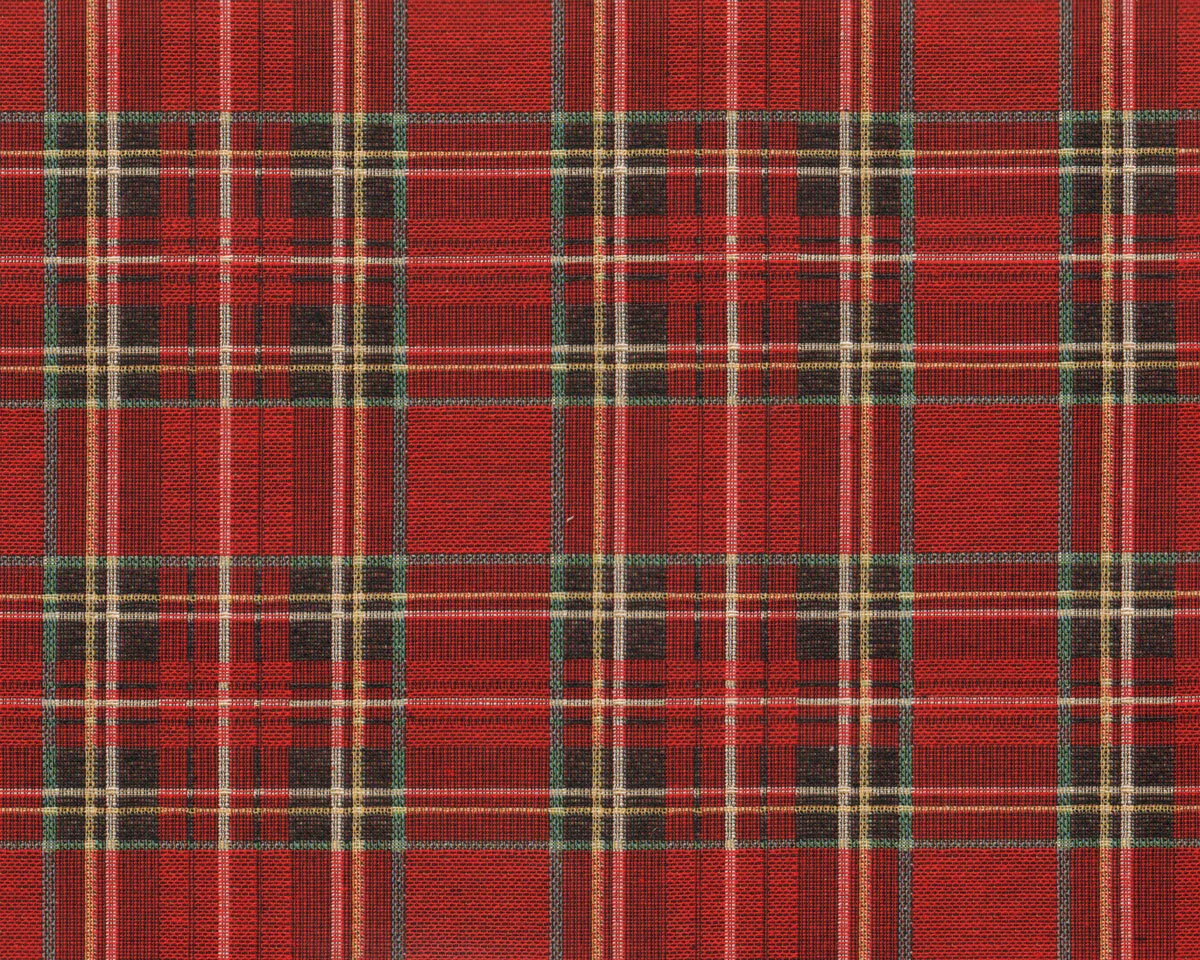 Gobelinstoff SCOTTISH, Schottenkaro, rot