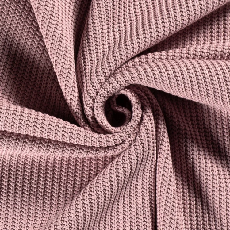 Grobstrickstoff Seemannsstrick, rosa