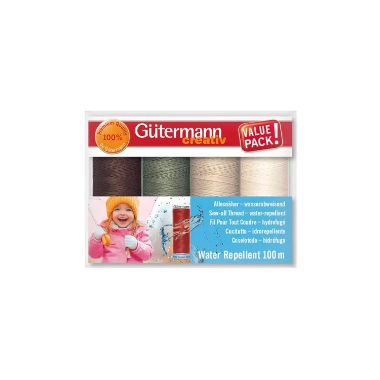 Gütermann Allesnäher Water Repellent Nähgarn-Set Col. 2