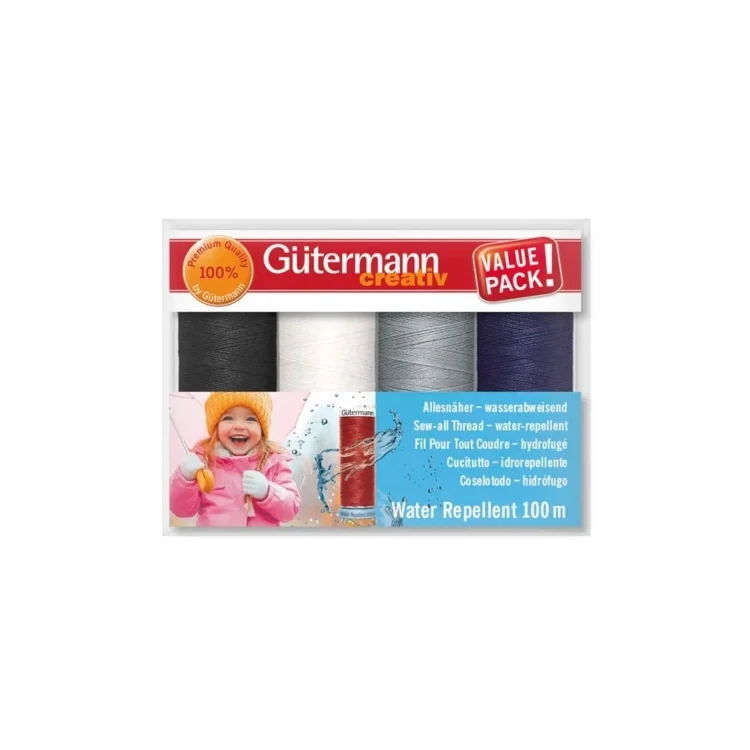 Gütermann Allesnäher Water Repellent Nähgarn-Set Col. 3