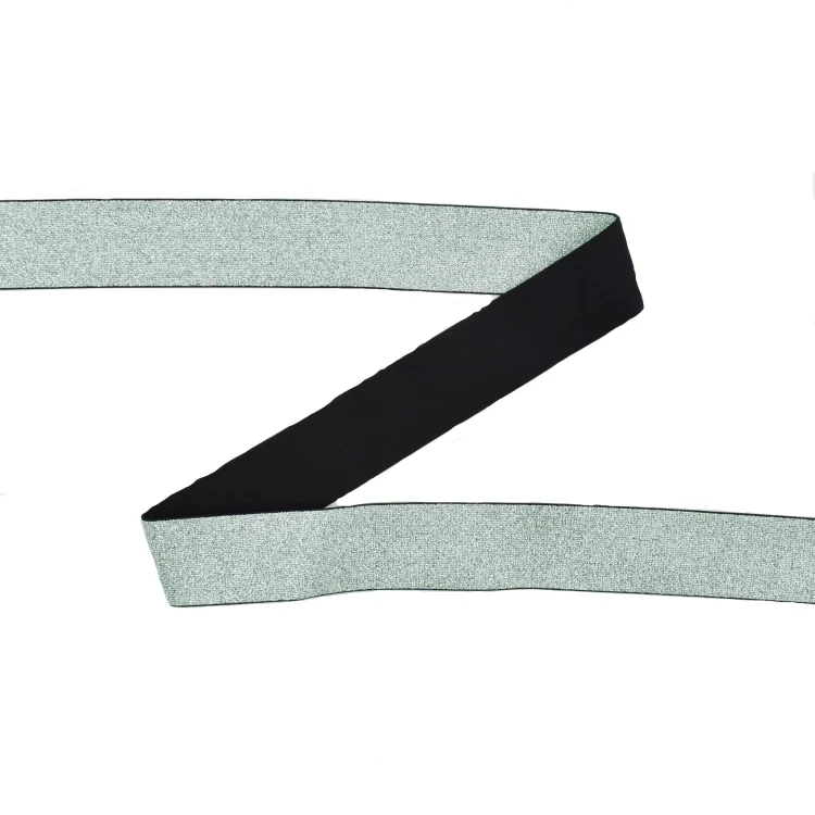 Gummiband Shine 40 mm, blassmint