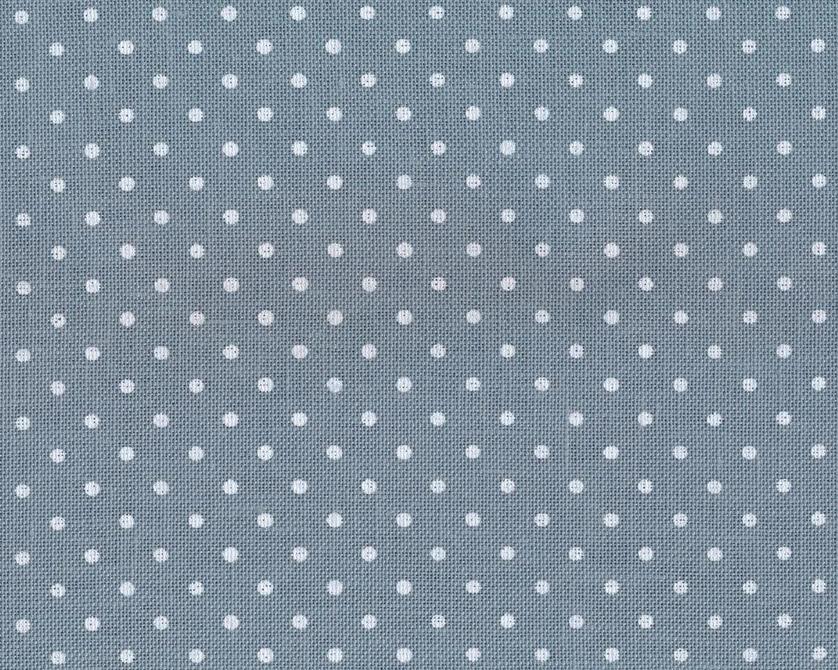 Handarbeitsstoff Leinen BELFAST PETIT POINT, 32 ct., regelmäßige Punkte, gedecktes taubenblau-weiß, Zweigart