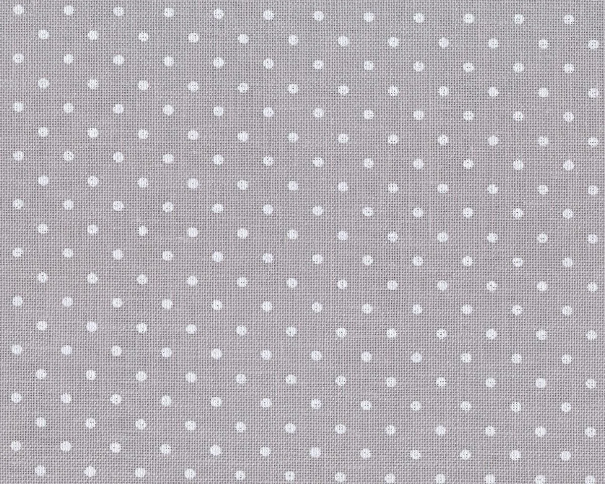Handarbeitsstoff Leinen BELFAST PETIT POINT, 32 ct., regelmäßige Punkte, grau-weiß, Zweigart