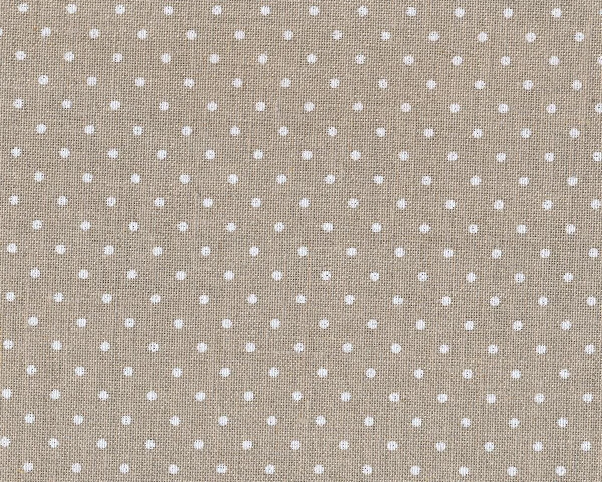 Handarbeitsstoff Leinen BELFAST PETIT POINT, 32 ct., regelmäßige Punkte, natur-weiß, Zweigart