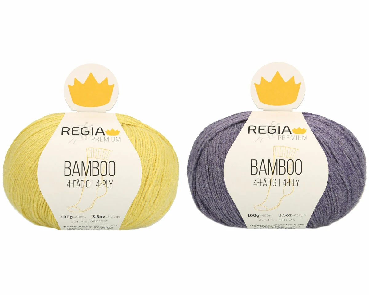 Handstrickgarn BAMBOO, Sockenwolle, Regia Premium