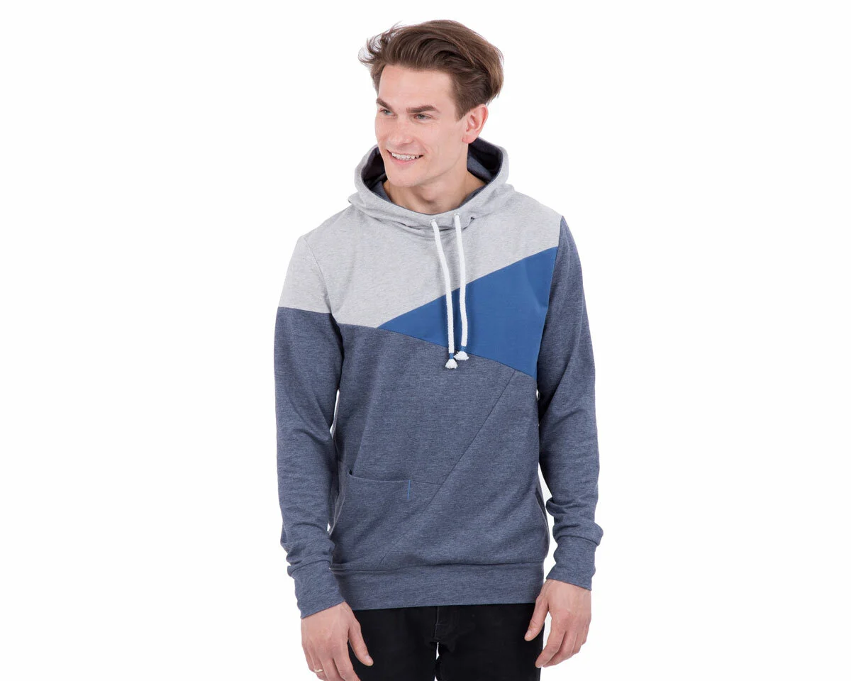 Herren-Schnittmuster Freestyle Hoodie LUKE, pattydoo