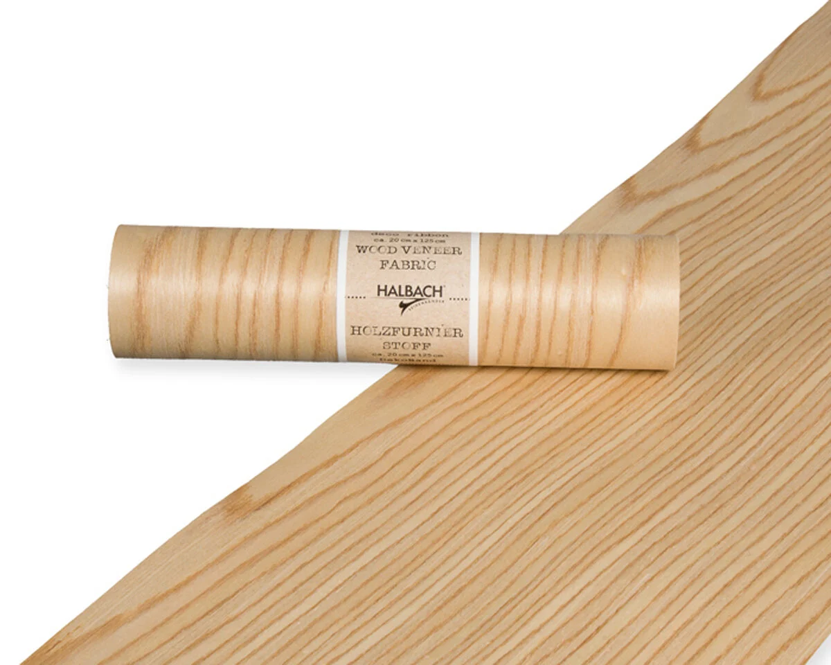 Holzfurnier-Stoff FICHTE, 20 x 125 cm