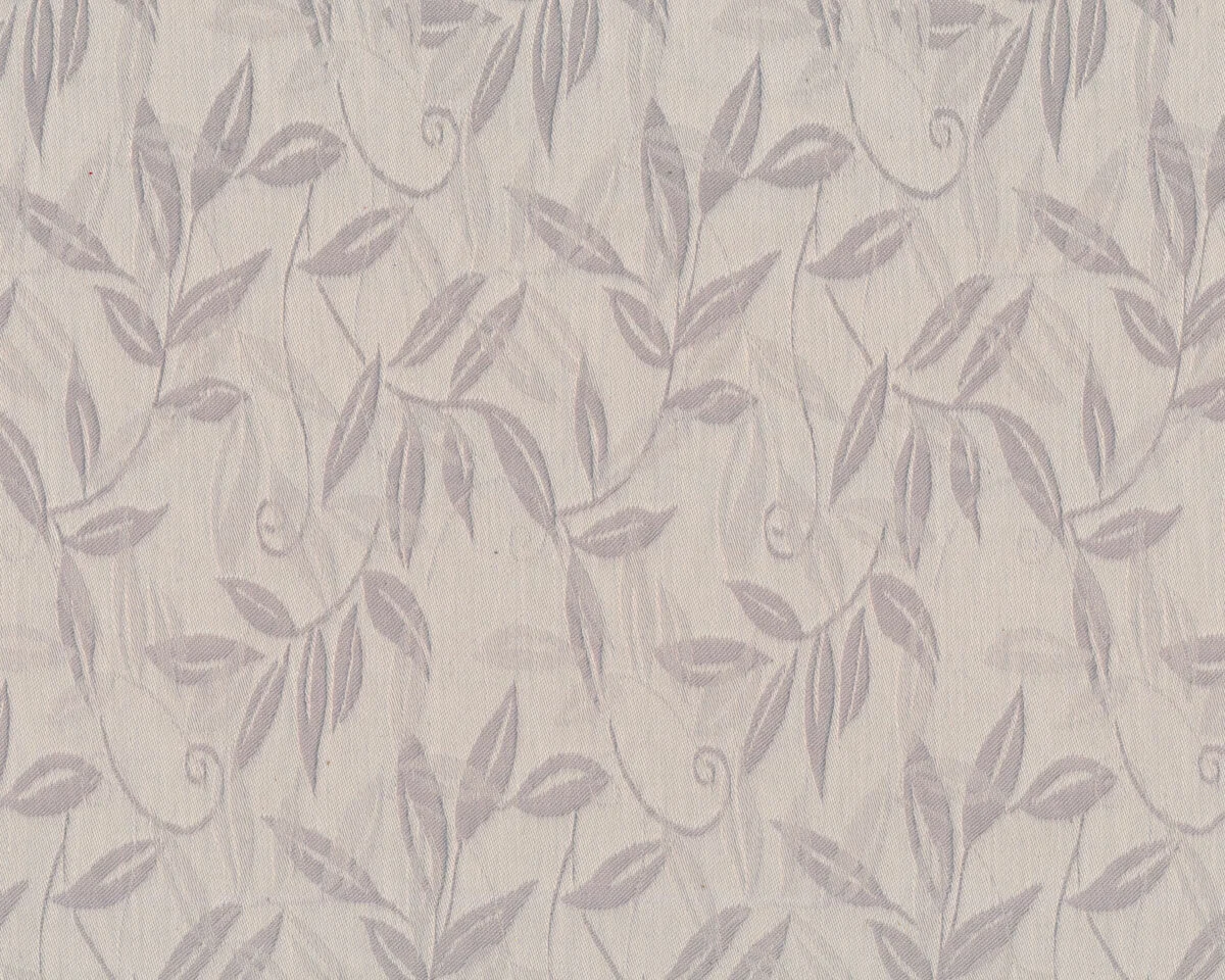 Hosenstoff Baumwoll-Jacquard mit Stretch EVA, Blattzweige, hellbeige