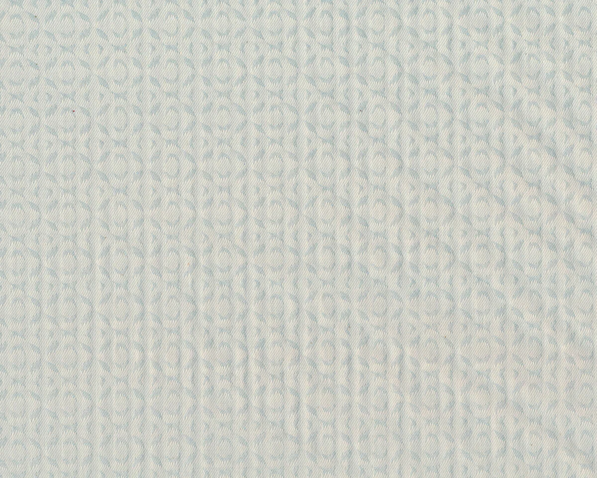 Hosenstoff Baumwoll-Jacquard mit Stretch EVA, Blütenrauten, creme-mint