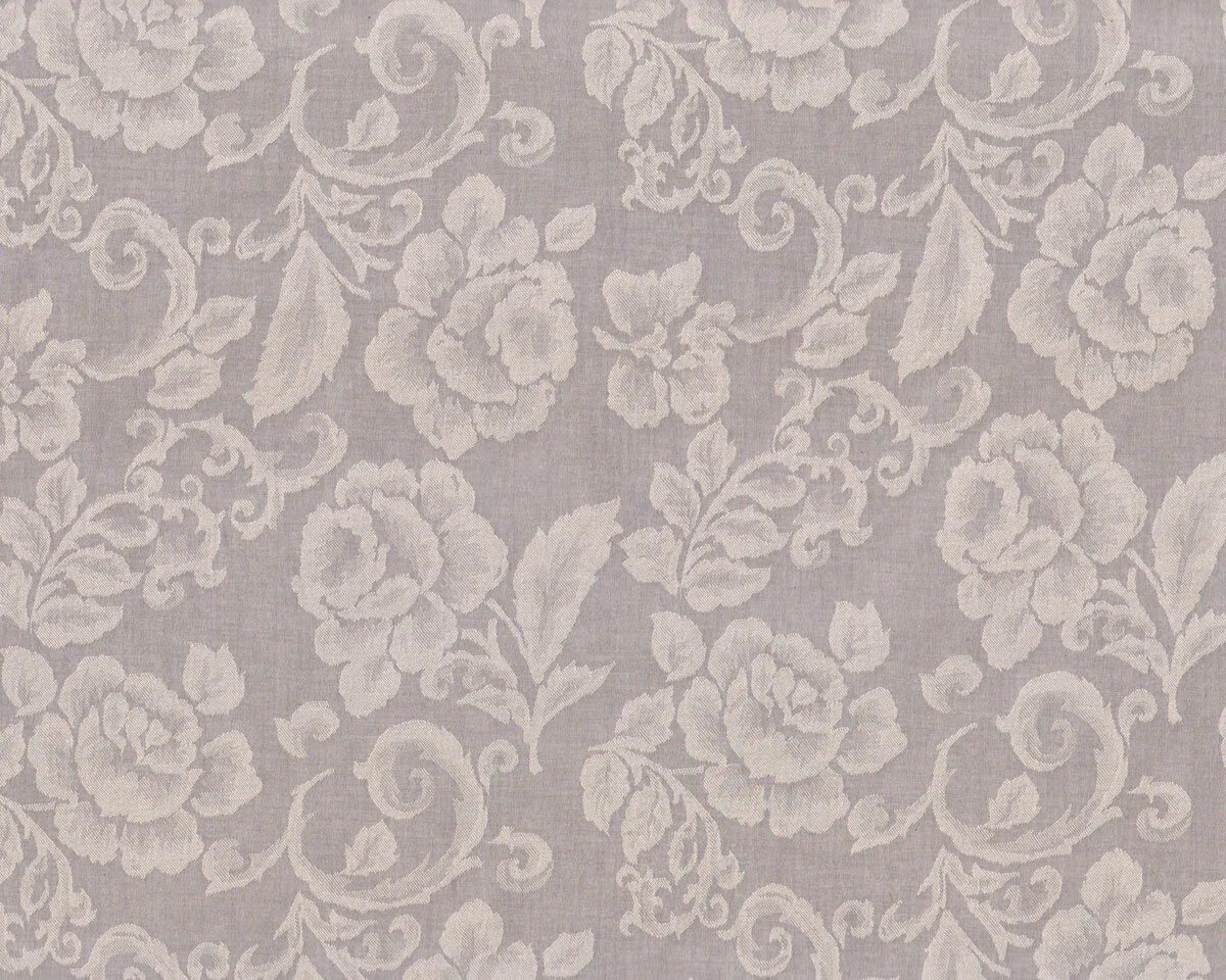 Hosenstoff Baumwoll-Jacquard mit Stretch JANIS, Rosen, natur