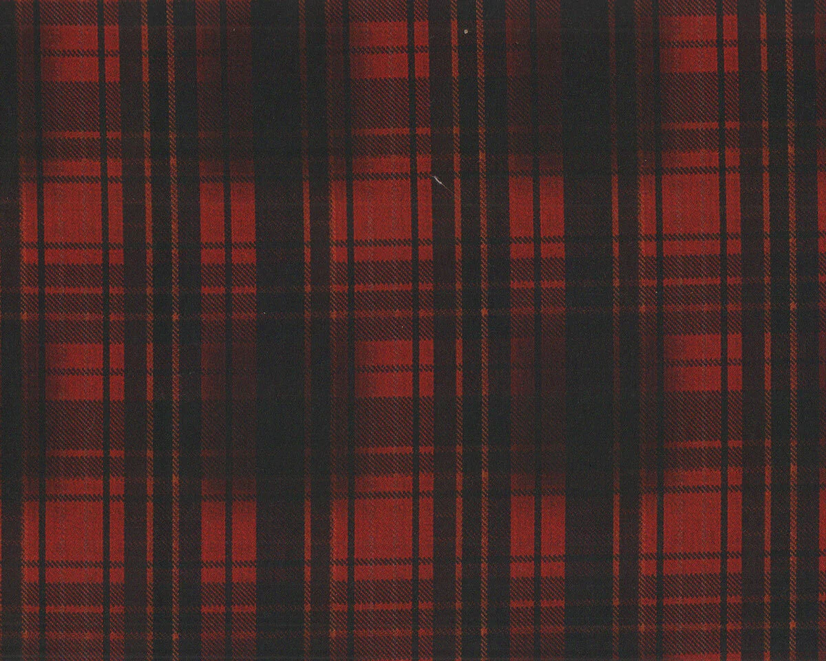 Hosenstoff Baumwoll-Stretch SANCHO, Karo, rotbraun