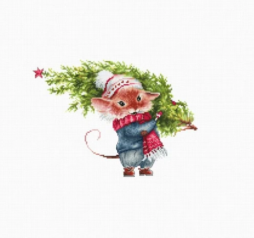 Luca-S - Mouse with fir tree
