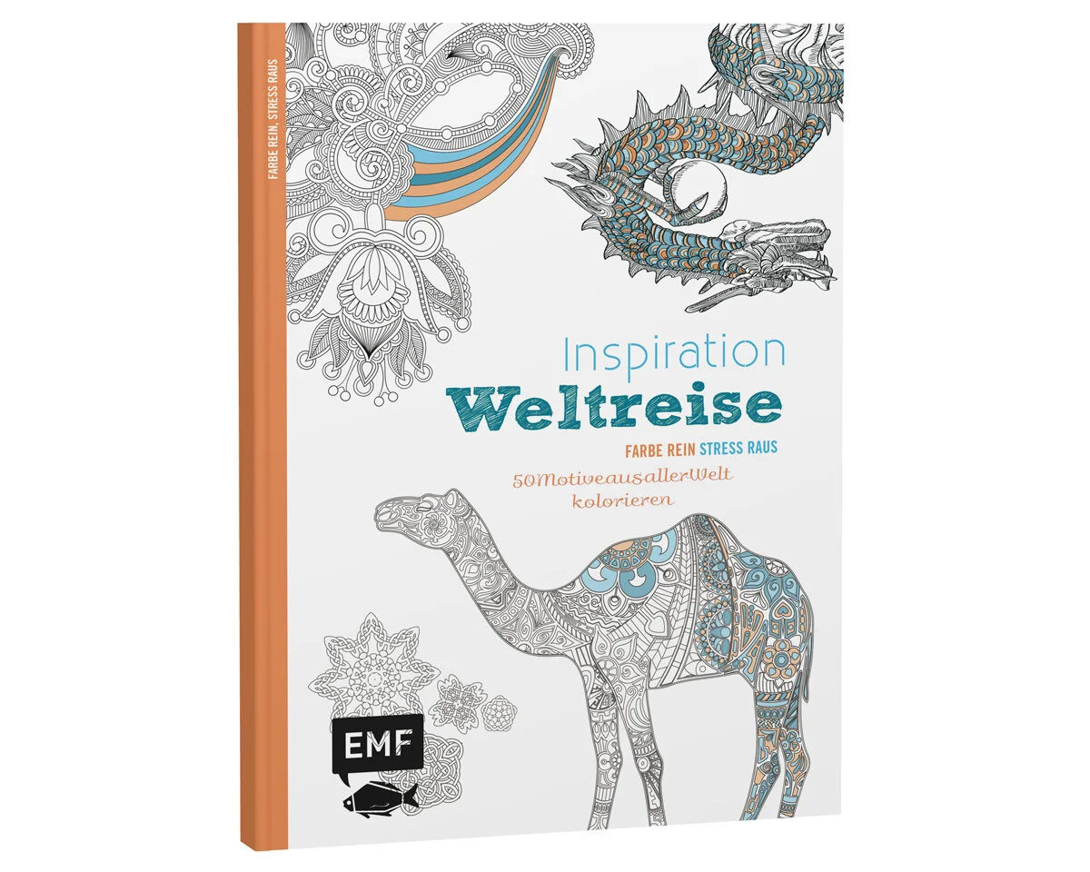 Inspiration Weltreise - 50 Motive aus aller Welt kolorieren, EMF