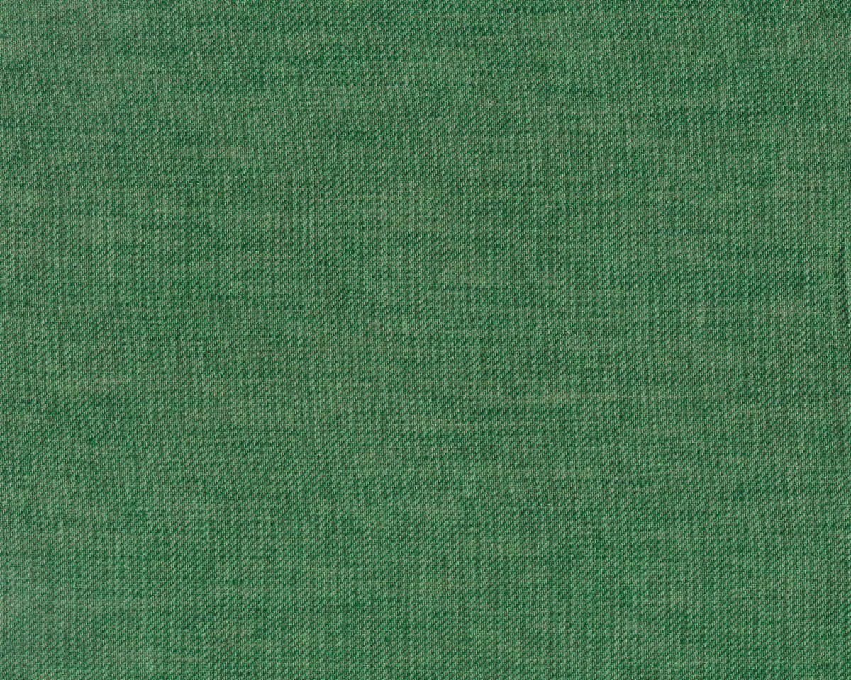 Italienischer Leinenstoff MALU, Köpergrat, natur-grasgrün, Toptex