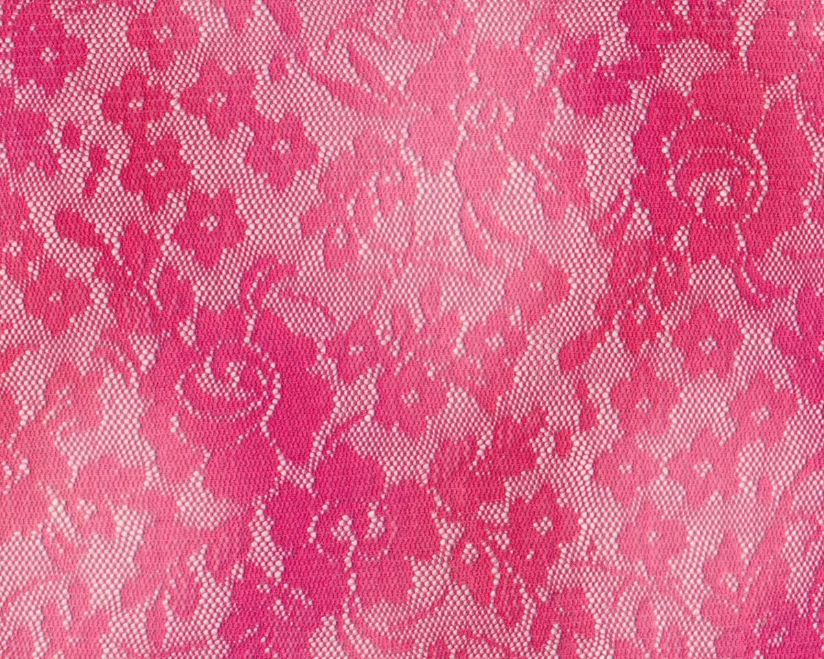 Italienischer Spitzenstoff ROSALI, Blüten, pink