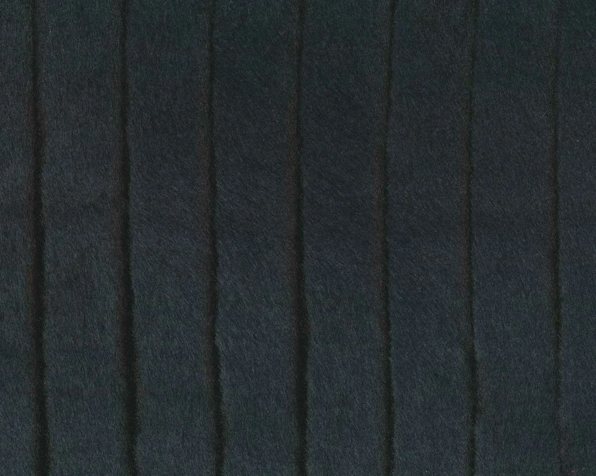Italienisches Fellimitat TEGITA, Streifen, schwarz
