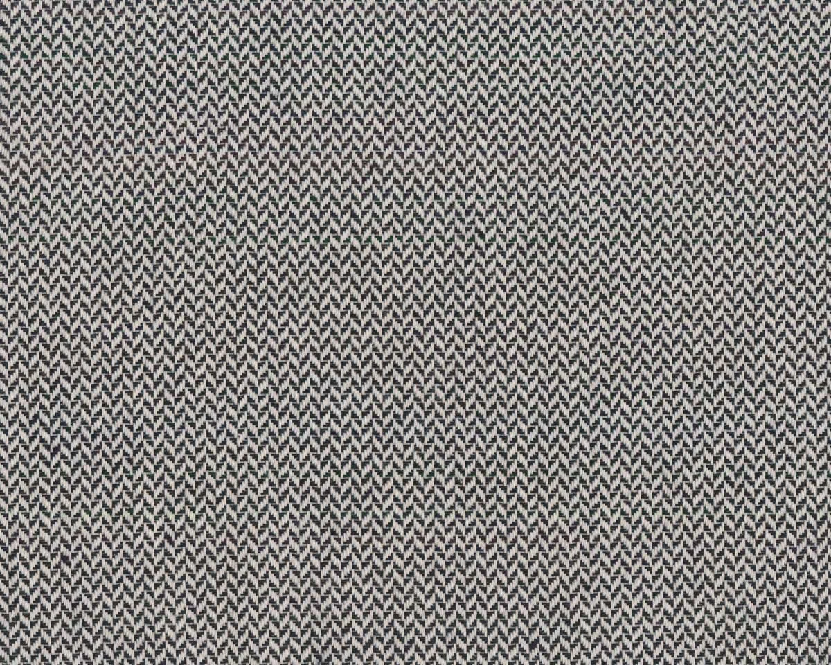 Jacquard-Baumwollstoff FISCHGRÄT, anthrazit, Acufactum