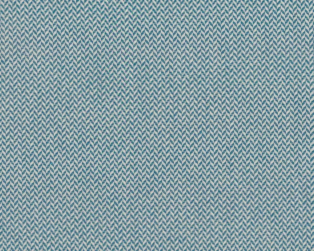 Jacquard-Baumwollstoff FISCHGRÄT, blau, Acufactum
