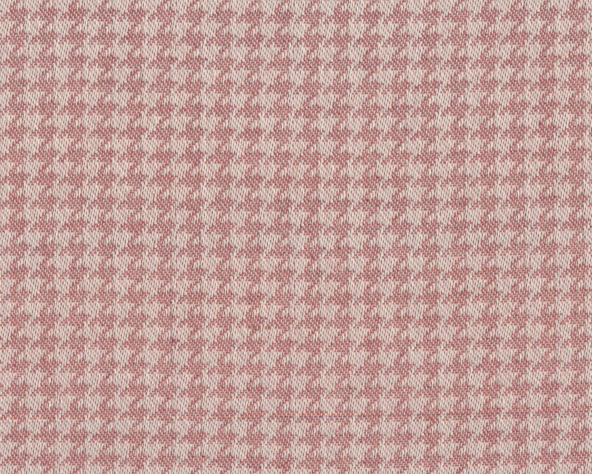 Jacquard-Baumwollstoff GALIA NATURE ALAN, Pepita, altrosa