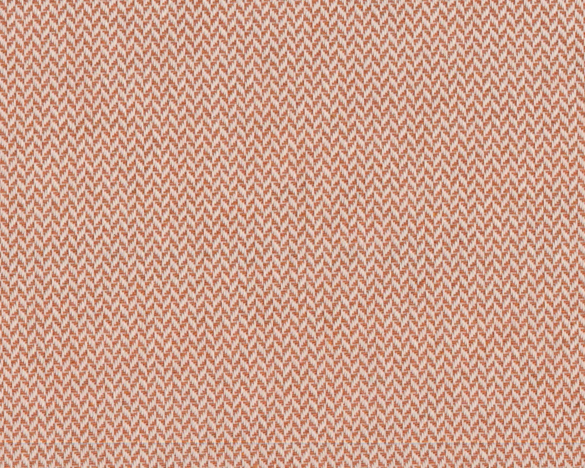 Jacquard-Baumwollstoff GALIA NATURE ANISTON, Fischgrat, terracotta
