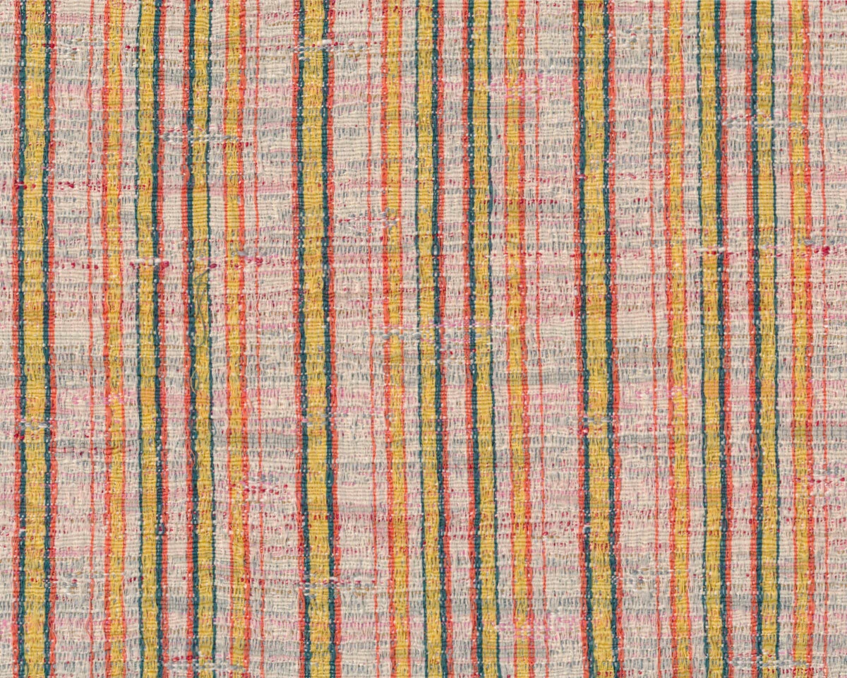 Jacquard-Boucléstoff ETHAN, Streifen, hellrot, Hilco