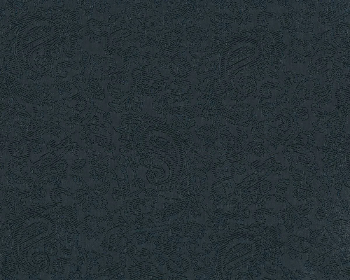 Jacquard-Futterstoff aus Viskose, Paisleys, anthrazit